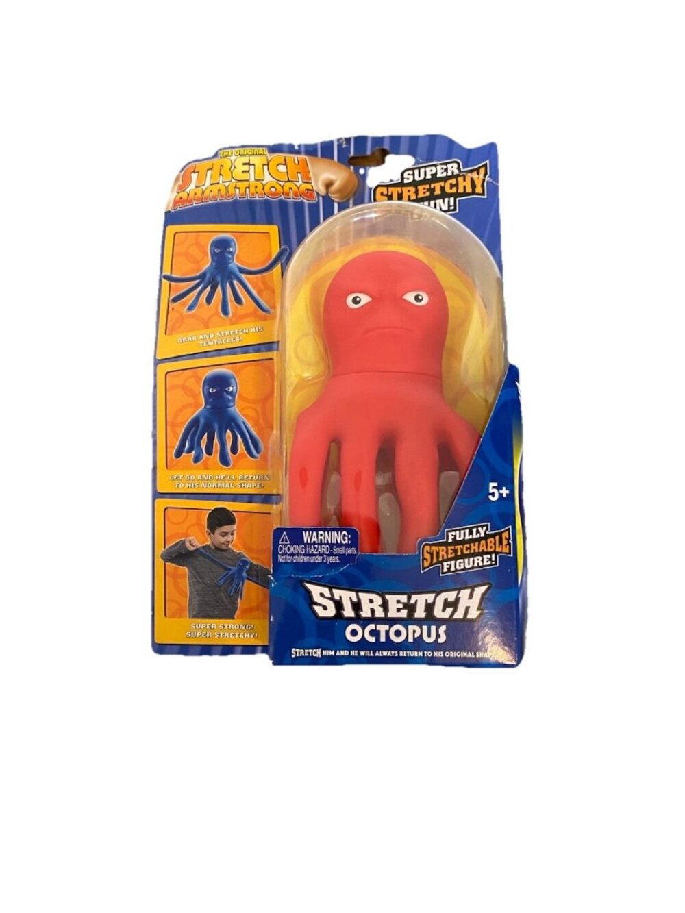 Stretch Octopus red 6” But Stretches 3 Times That- Lot Of 2
